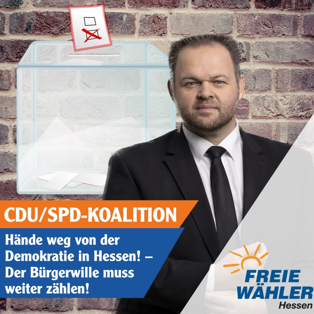 Hände weg von der Demokratie in Hessen!