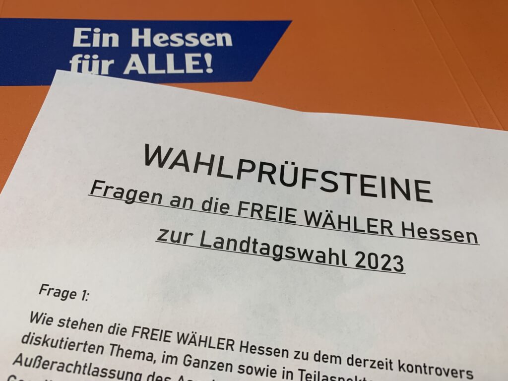 Wahlprüfsteine