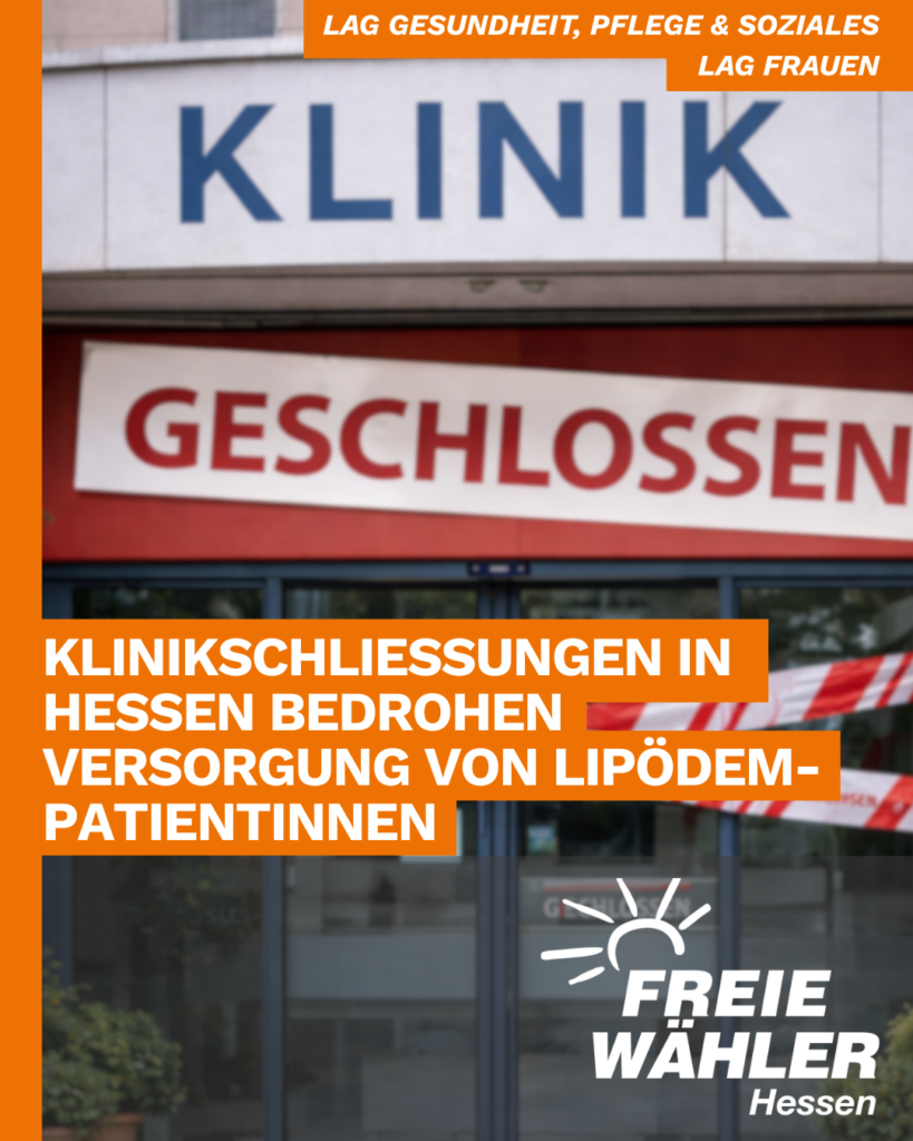 Klinikschließungen bedrohen Versorgung von Lipödem-Patientinnen