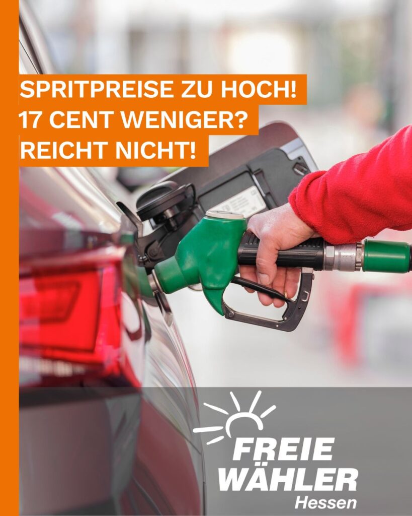 Spritpreise runter – aber richtig!